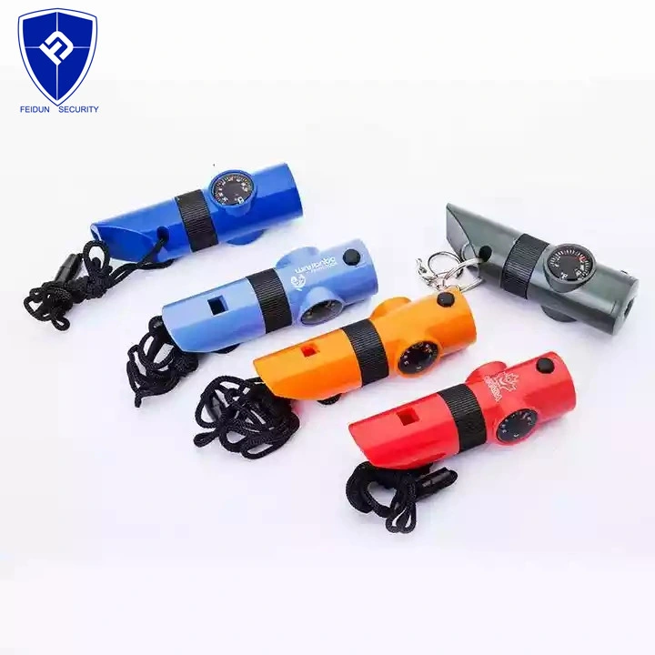 Outset Two-Tone Siren Outdoor Survival Brass Whistle