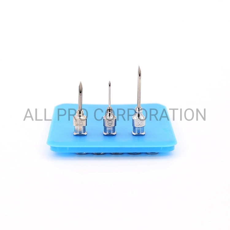 Metal Vaccination Needles Veterinary Stainless Steel Syringes Needles