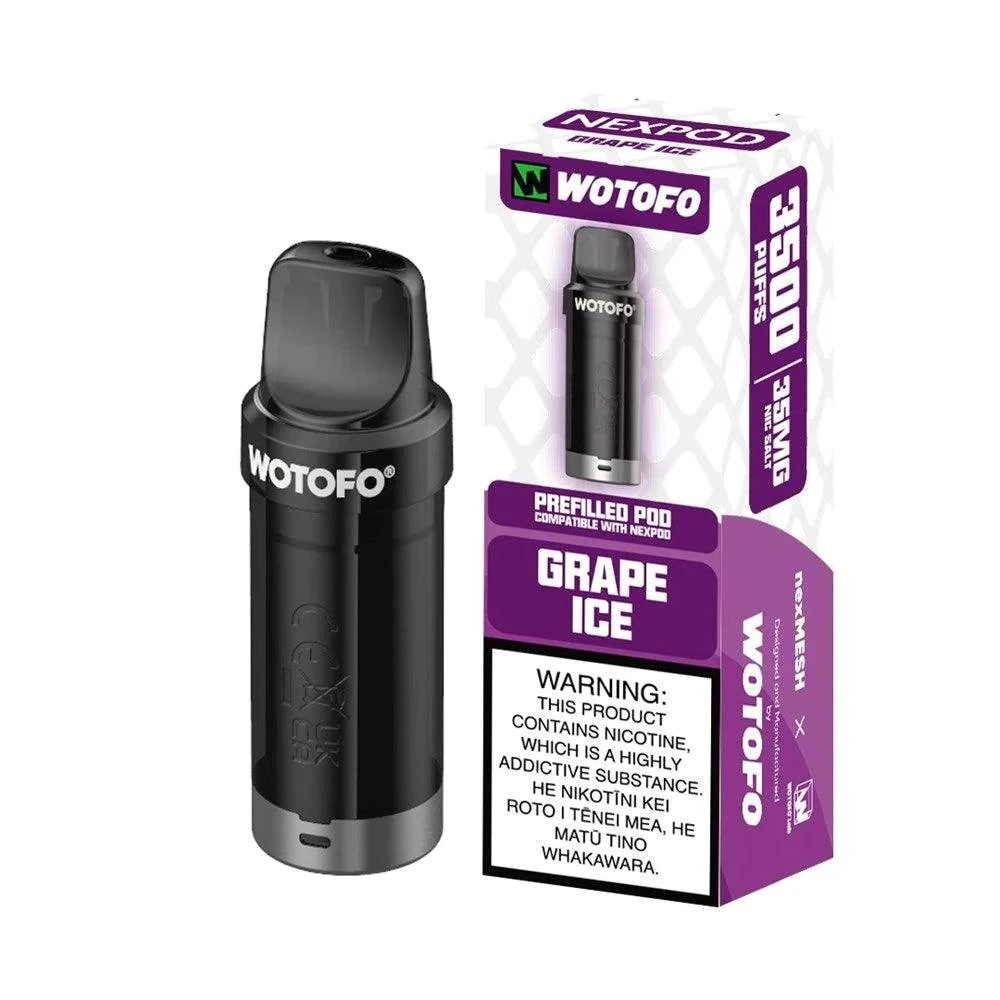 Wotofo Nexpod 3500 Puffs Mesh Coil Atomizer Vape Juice Vaporizer Fume Disposable Pod Cartridge