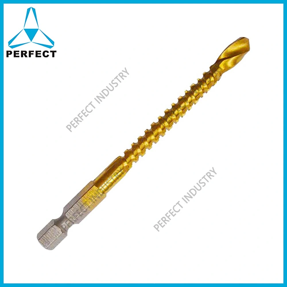 Impact Hex Shank Titanium Coating HSS Saw Drill Bit