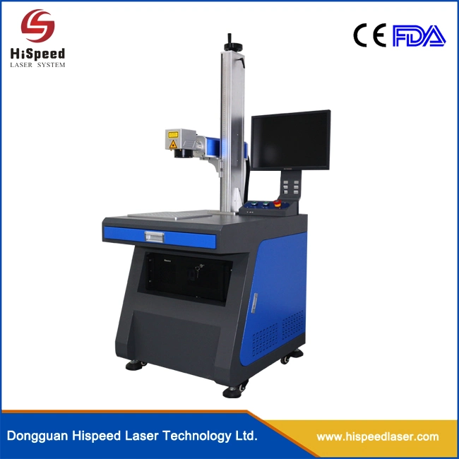 Hispeed Permanent Marking Engraving Laser Machine for Metal Materials No Consumables