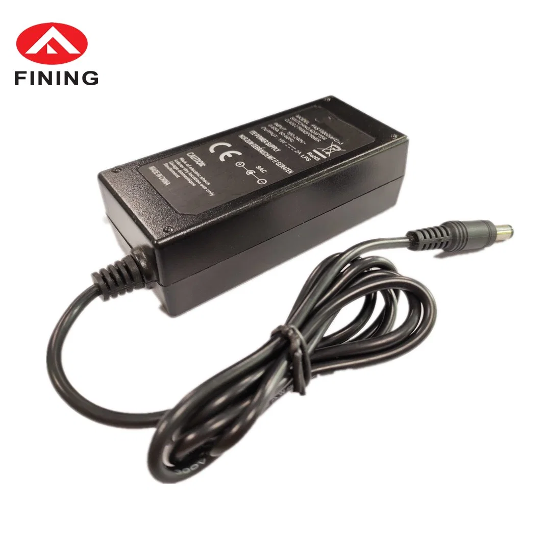 Hot-Selling 12V 1.5A Adaptador de alimentación de doble cable de salida/Cambio de Alimentación para el sistema de seguridad