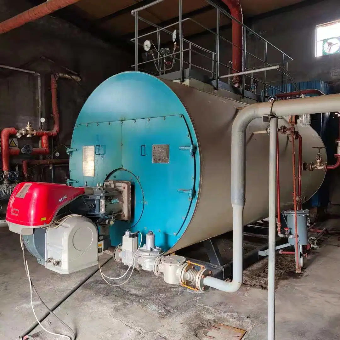 China High quality/High cost performance  Three-Pass 97% Thermal Efficiency 8 T Fire Tube Heavy Oil Waster Oil Natural Gas Fired Steam Boiler for Chemical Paper Industry