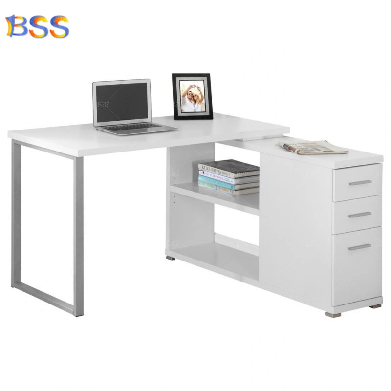White Office Desk CEO Desk Gloss Small White Office Desk