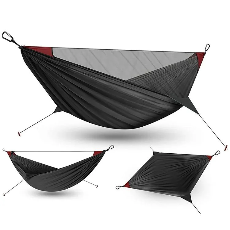 Hammock al aire libre Caminata Hammock con Mosquitera