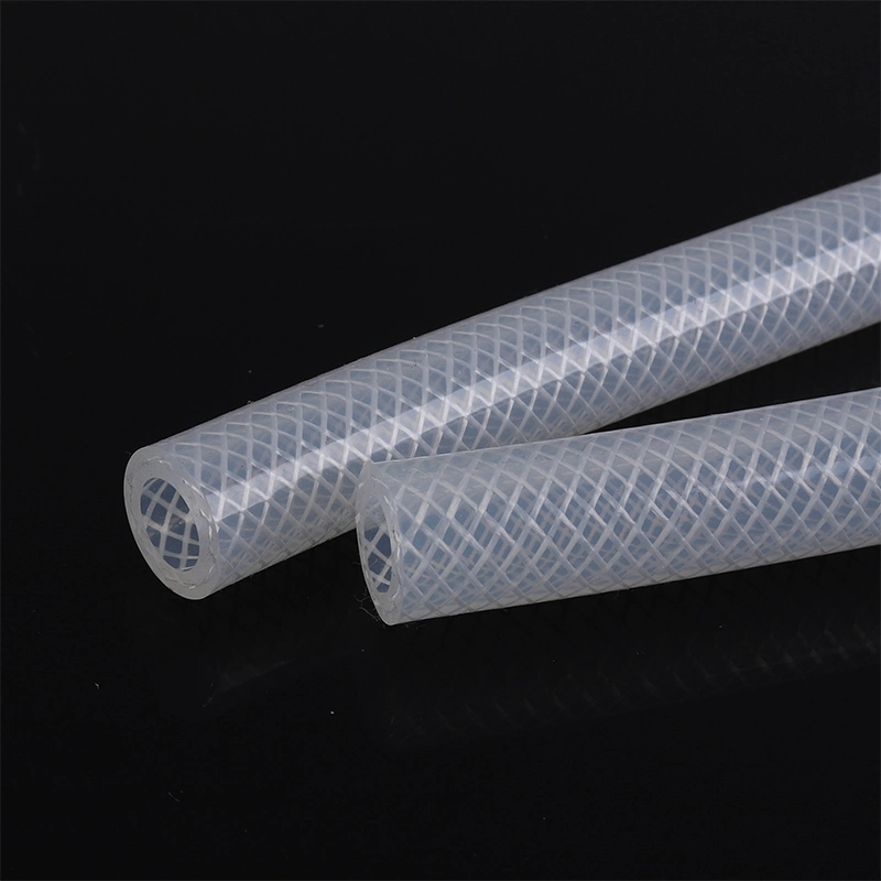 High Temperature and High Pressure Food Grade Silicone Reinforced Braided Tubing