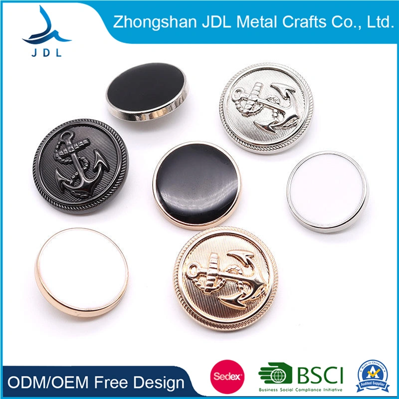 Заводская поставка Модная одежда Custom Best Selling Embossed Metal Snap Button Аксессуары для одежды с логотипом для соков