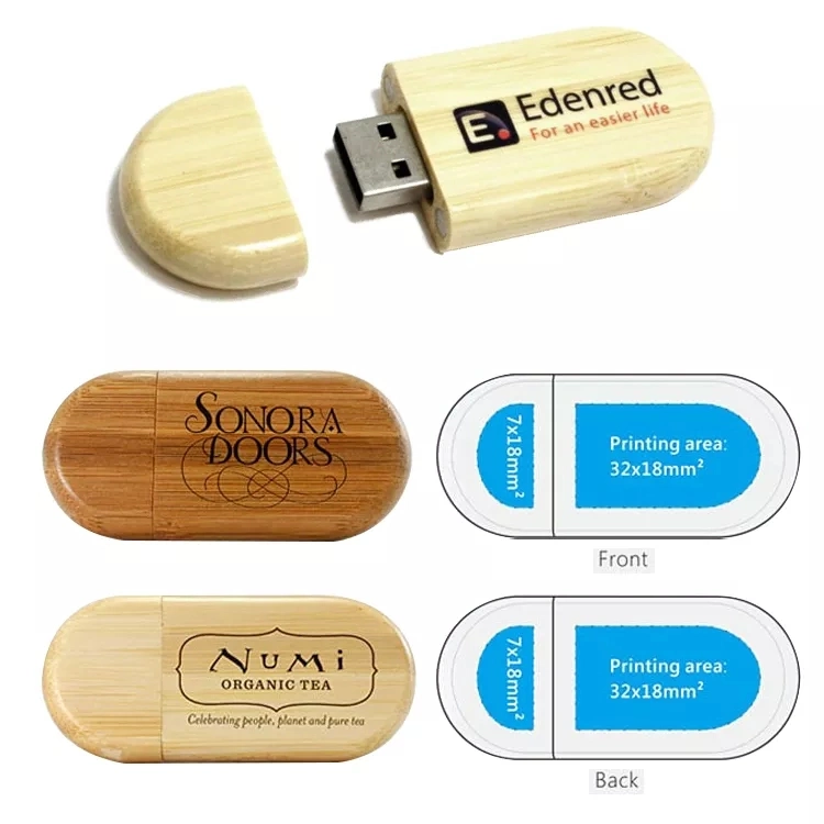 Custom Logo mit Box Wood Memoria USB 8GB 16GB 32GB 64GB Wooden USB Memory Stick Wooden USB Flash Drive
