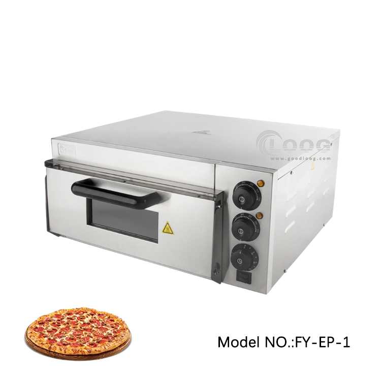 Hot Sales Single Deck Stainless Steel Pizza Oven Machine New Cooking Equipment Commercial Pizza Baking Oven for Restaurant