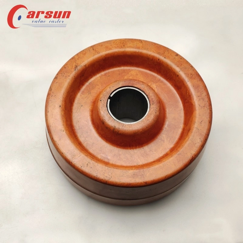 Carsun 8 Inch Fiberglass Super High Temperature Resin Red High Temperature 300 Celsius Degrees Wheel High Heat Wheel