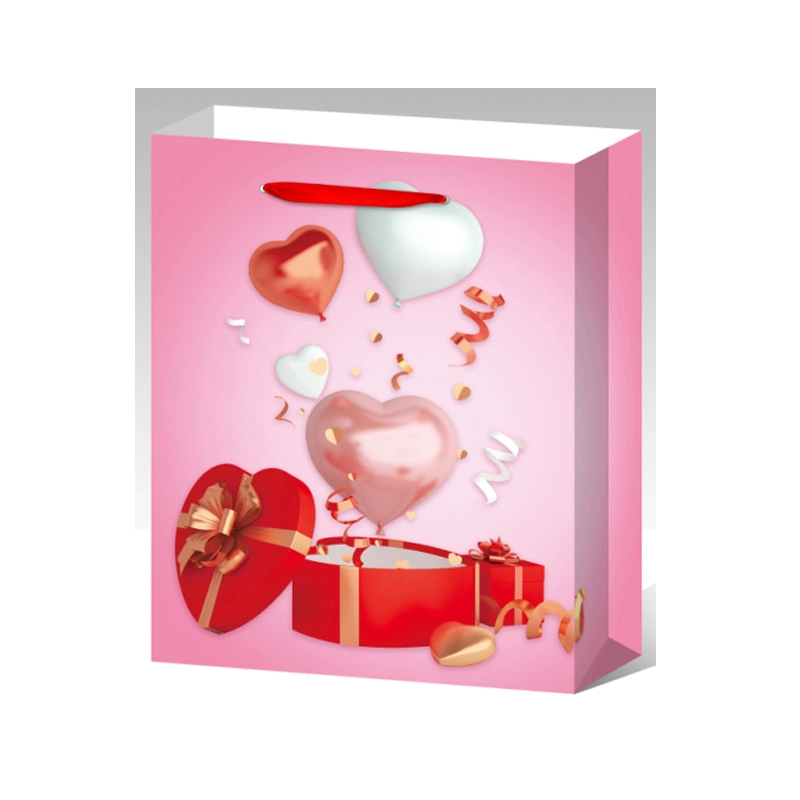 Garment &amp; Shoes Customized Paper Valentine&prime; S Day Gift Bags Jl-2018-084