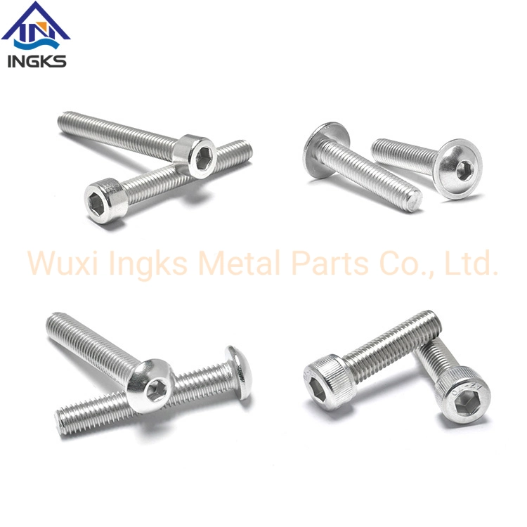 Customized Stainless Steel M4 M5 M6 High Profile Good Quality Hex Socket Cap Head Screw