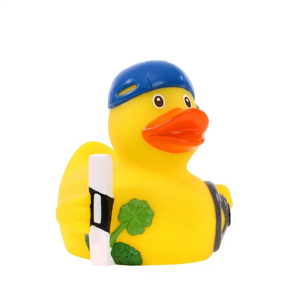 Event Party Supplies Sport Promotion Item Plastic PVC Vinyl Bath Toys Swimming Yellow Rubber Duck with Swimming Goggles