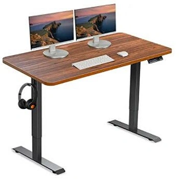Office Home Ergonomic Wireless USB Charge Electric Sit Stand Glass Height Adjustable Standing Desk