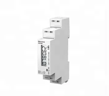 Ddsf1946-2p monofásico elétrico 5 (100) a DIN-Rail Digital Multi-Tariff Medidor de energia