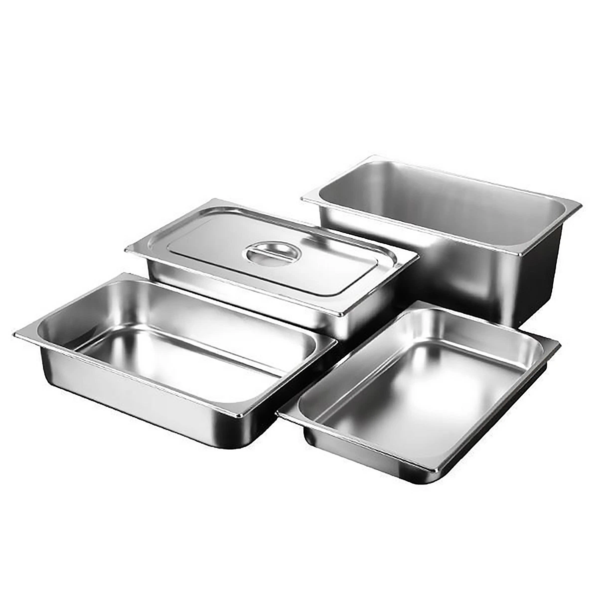 Factory Full Size Stainless Steel Food Gn Pan Restaurant Various Sizes Food Container Gn Pan