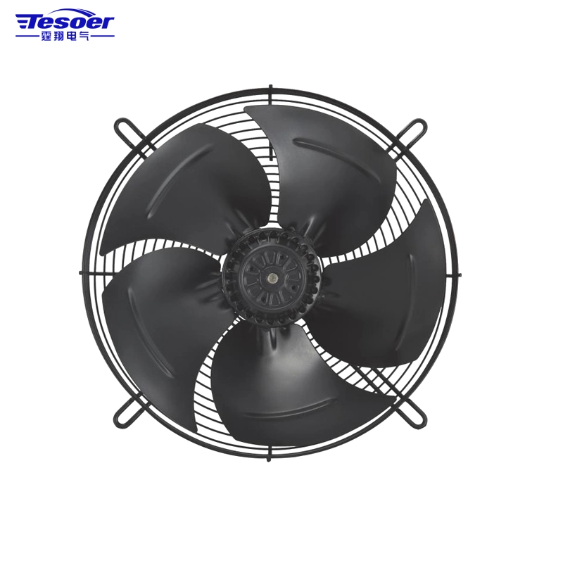 Diámetro 350mm IP 54 rotor externo AC Ventilador de refrigeración axial