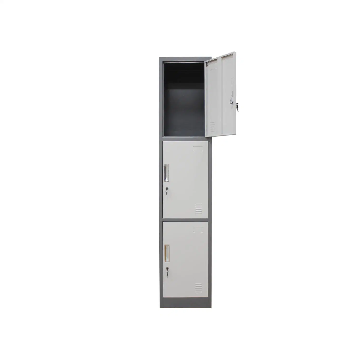 Steel Furniture Metal Three-Door Lockers Hot Products Five Years Warranty