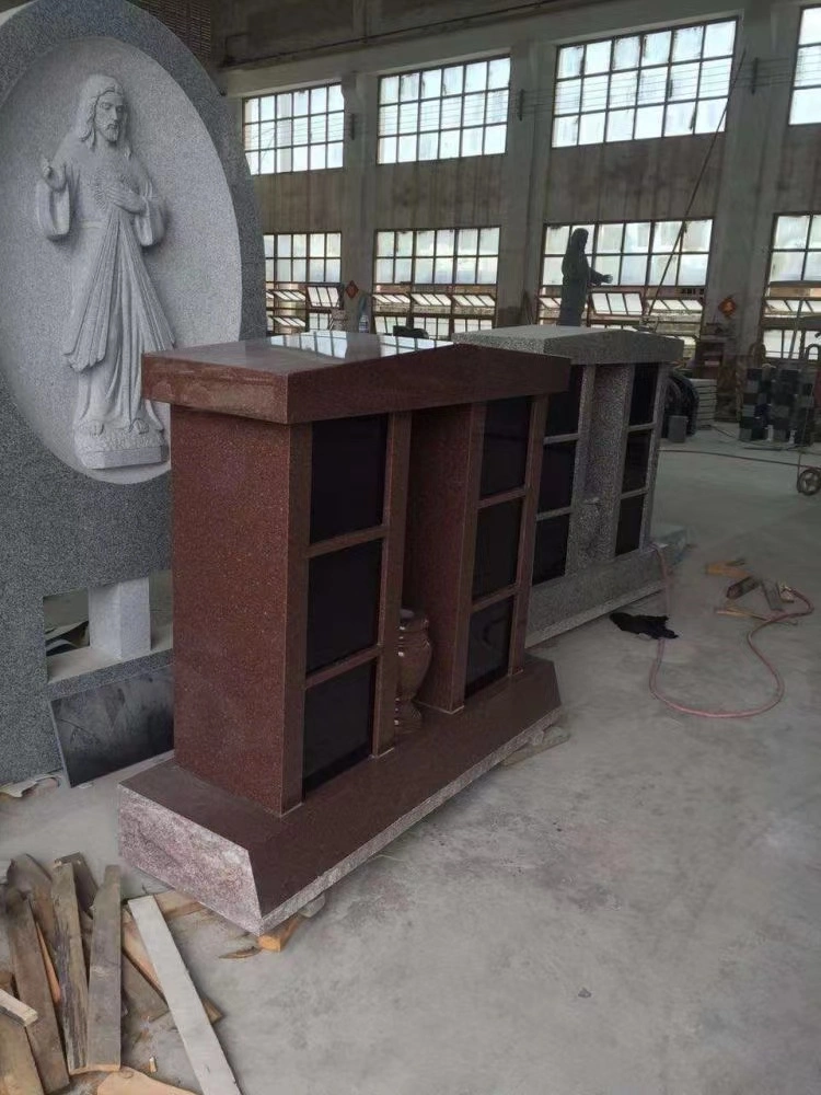 6 Niches Granite Columbarium for Cemetery