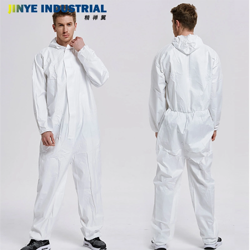 Disposable Non-Woven SMS Protective Coveralls Paint Cuff Waist Workwear