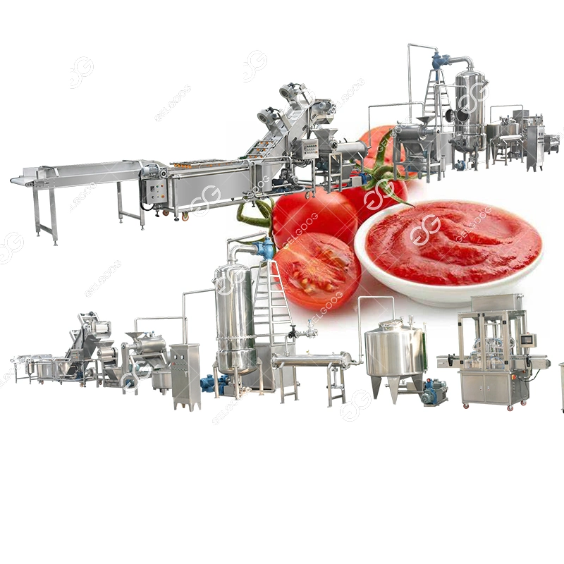 Máquina de producción de plantas de producción de alimentos de tomate Ketchup Línea