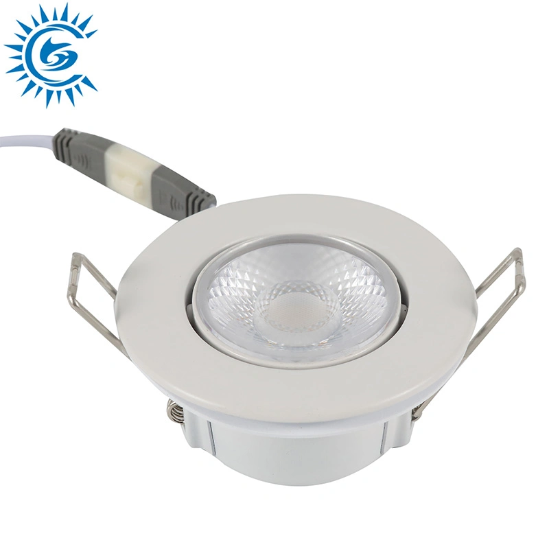 5W 6W 7W 8W 10W Die-Cast Aluminum Gimbal Recessed Lighting with J-Box Dimmable Spot Light Rotatable LED Downlight