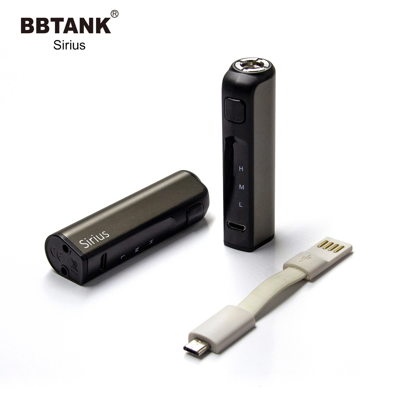 Discreet 510 Wholesale Custom Preheat Adjustable Voltage 650mAh Battery USB Charger Bbtank