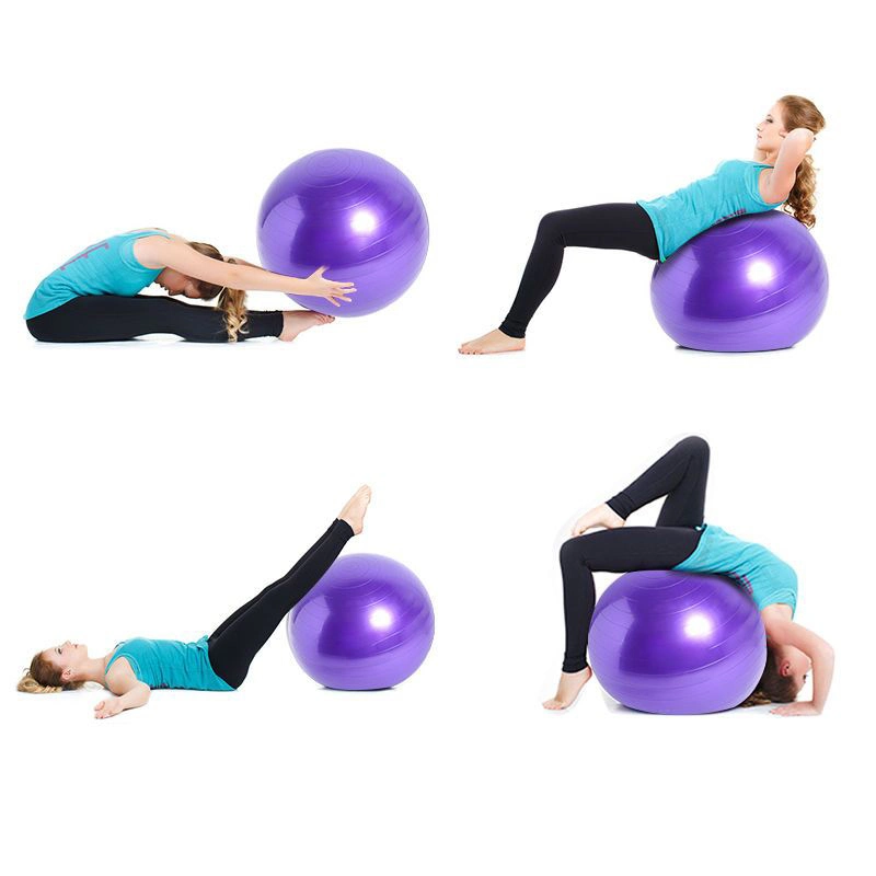 2020 Neue Mode Fitness Aufblasbare Anti Burst Training bunte PVC Übung Regenbogen Custom Printed Übung Gym Yoga Ball