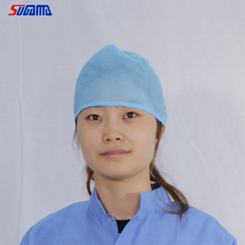 Disposable Sewing Surgical Medical Doctor Hat Non Woven Cap