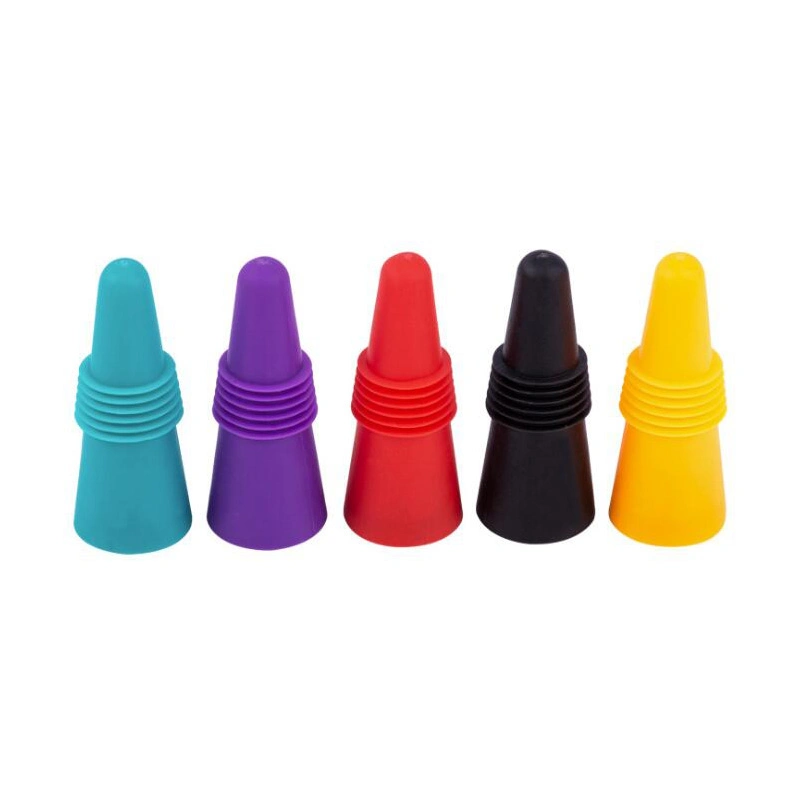 Reusable Wine Stopper Silicone Bottle Sealer Plugs Screw for Preserving Beverage Wbb12147