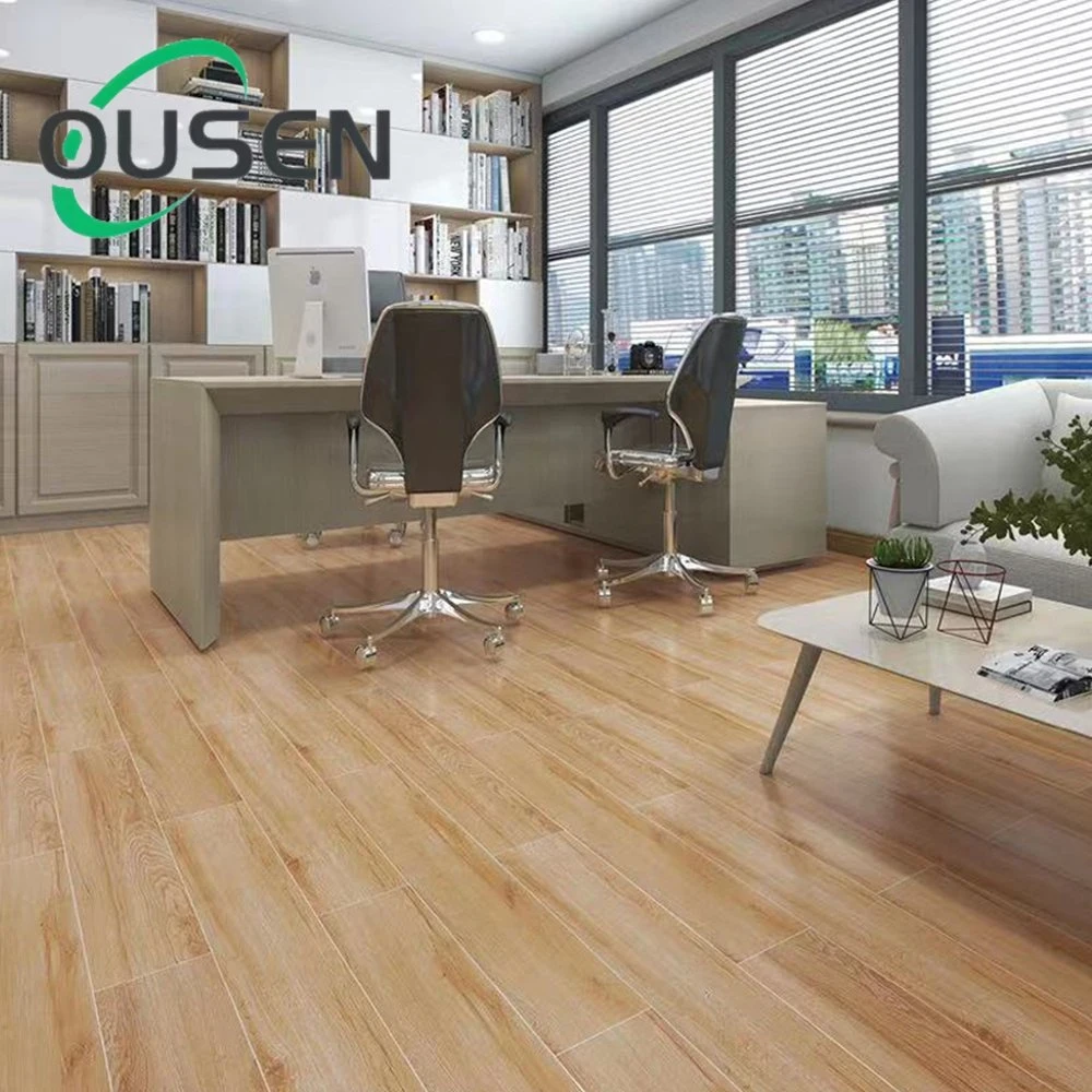 Factory Directly Wooden Glazed Rustic Flooring Wall Kitchen Wood-Like Floor Wood Tiles