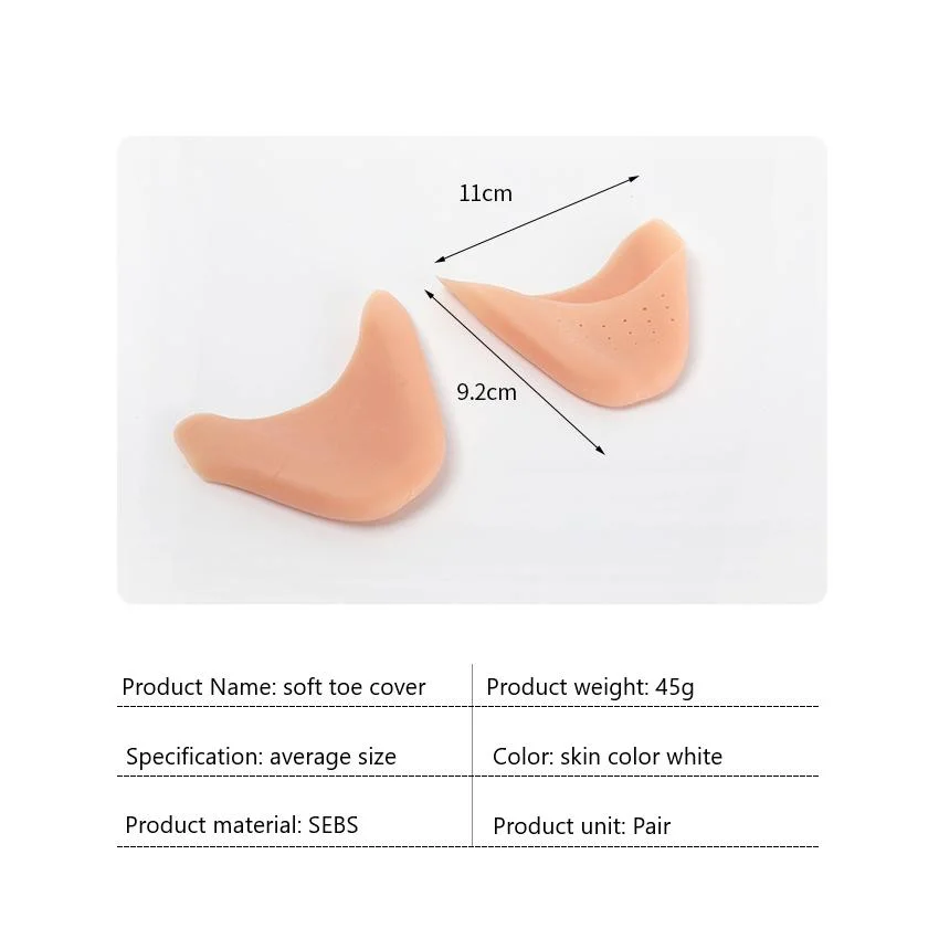 Silicone pads de la TOE Mesdames couvercle de soins de Protection des pieds