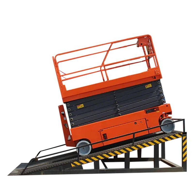 Selbstfahrende elektrische Hebebühne Scissor Lift 8m 10m 11m 12m Arbeitshöhe 13,8m zum Verkauf