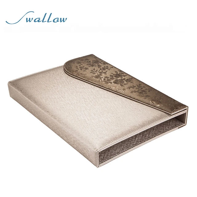 Luxury Hotel Desk Magnetic Note Pad, Leatherite Hotel Note Pad Holder