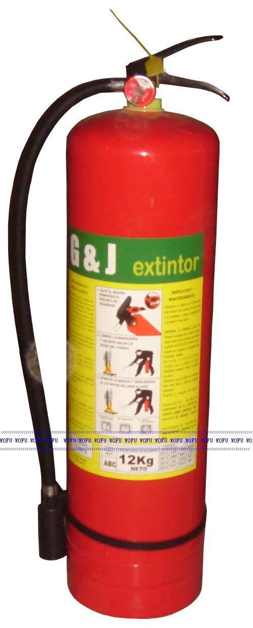 12kg Portable ABC Dry Chemical Powder Fire Extinguishers