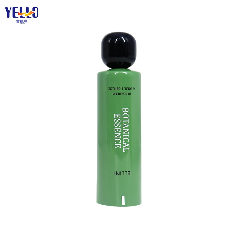 Green Empty Packaging Plastic Squeeze Cosmetic Soft Tube for Cream Lotion with Needle Nose