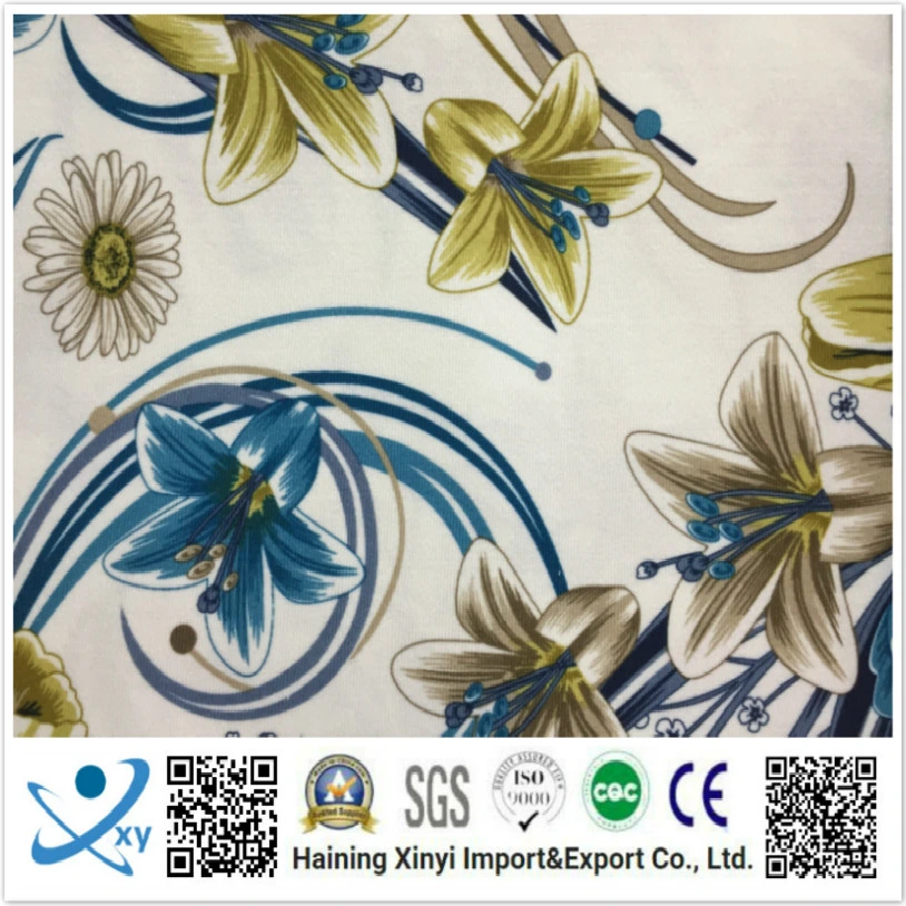 Spandex Nylon Free Style Sublimation Custom Printed Fabric Design for Swimwear, Sportswear, Underwear