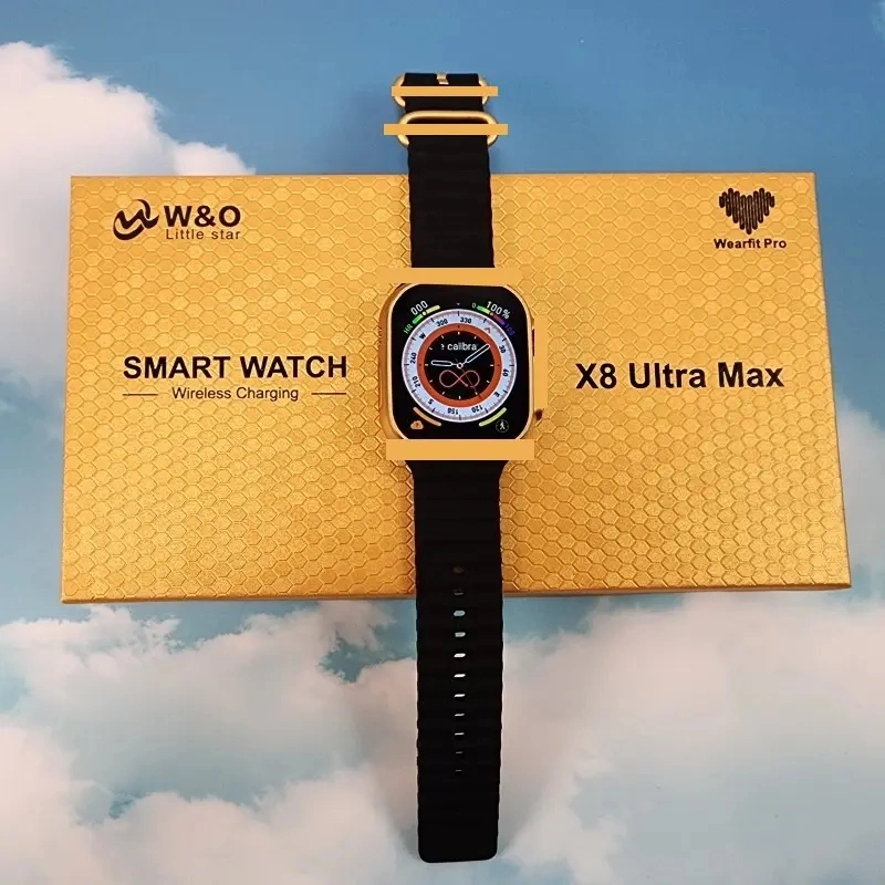 x8 Ultra Max 2,02 pulgadas pantalla grande Edición Dorada Smartwatch