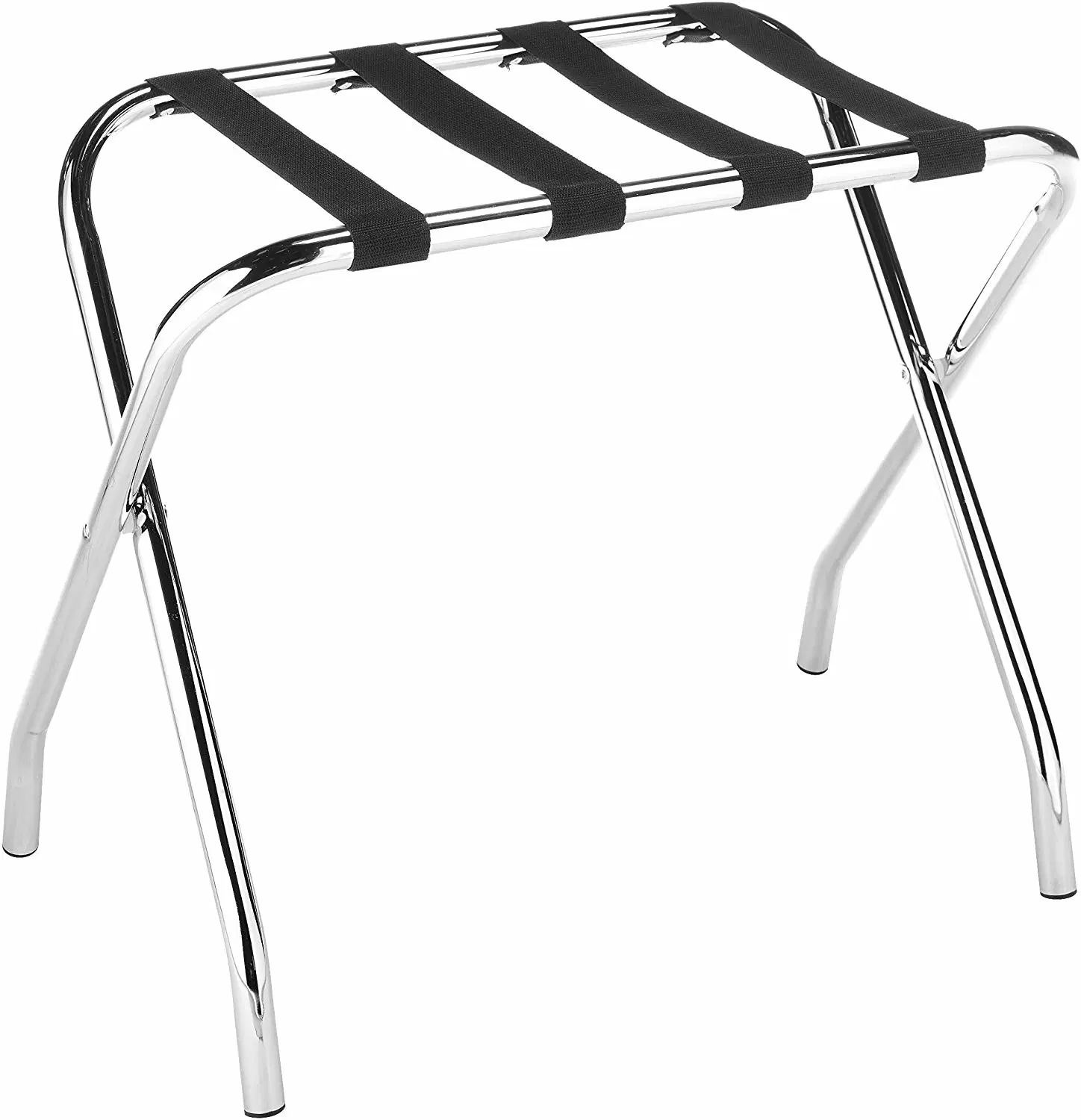 Shenone Classic Gold Folding Luggage Stand for Hotel Room / Wooden Luggage Racks