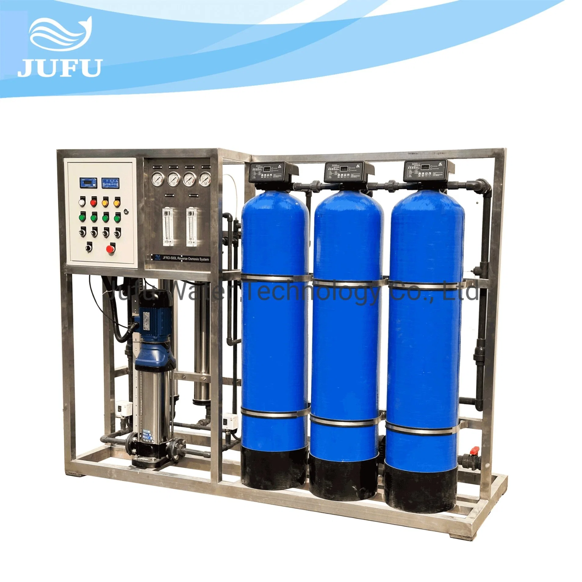 500 l/h usine commerciale osmose inverse eau système de filtration d'eau potable Équipement de purification de traitement usine de filtration RO produit certifié ce