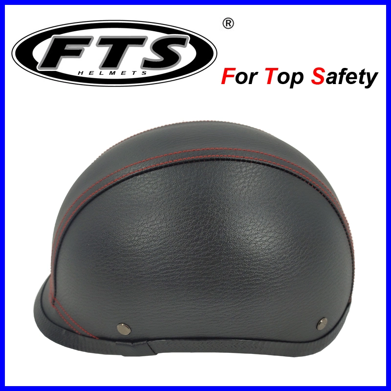 Cuir synthétique ABS Moto casque protecteur de la sécurité de la moitié face