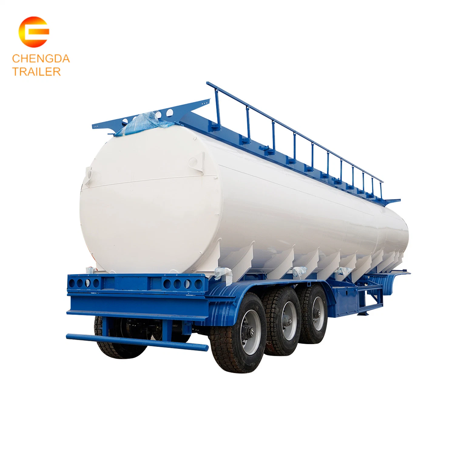 Crude Transportation 2/3 Axle 45 Cbm Fuel Oil Gas Tank with Fuwa 3 Axle