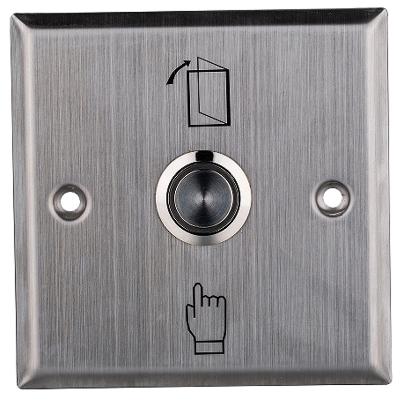 Turtech Cheap Price Pb02 Stainless Steel Push Button Exit for Access System