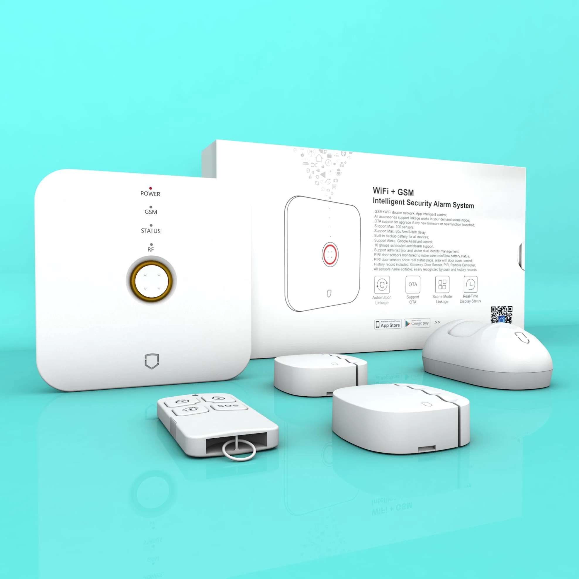 China WiFi+GSM Smart Alarm System WiFi Smart Alarm System