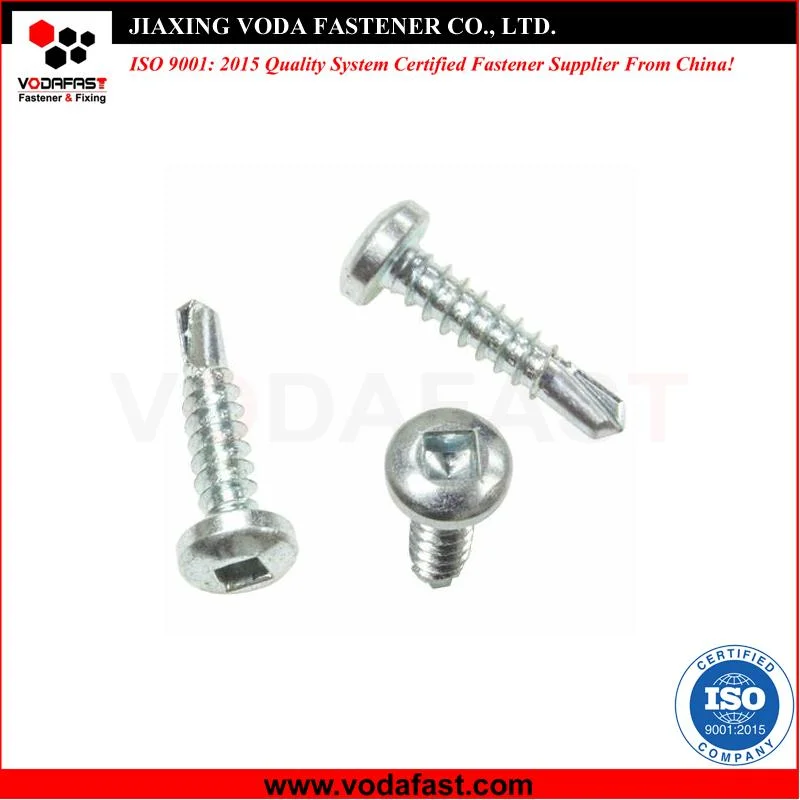 Galvanizado Vodafast Pan auto cabeza de tornillo de perforación