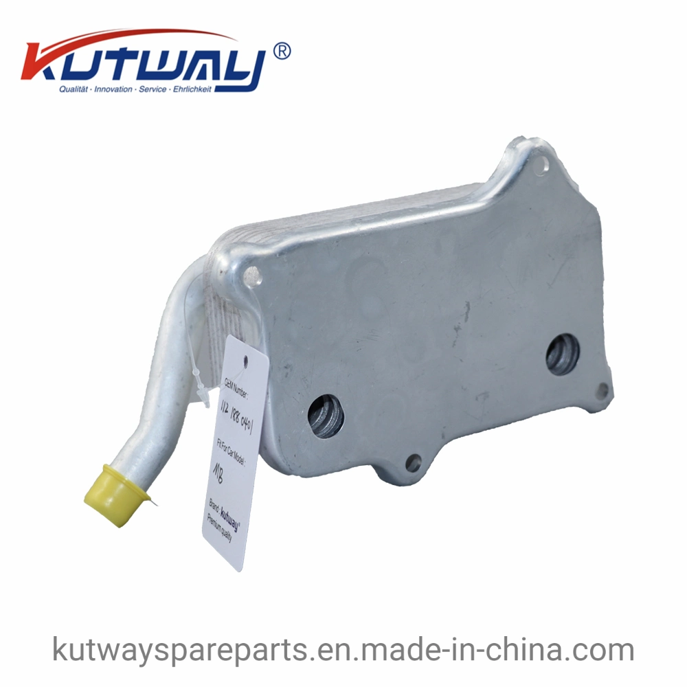 Radiador de aceite de motor Kutway refrigerador para Mercedes-Benz 1121880401 1121800311 112 188 0401 112 180 0311 Benz Benz piezas de repuesto piezas de motor de Auto Partes