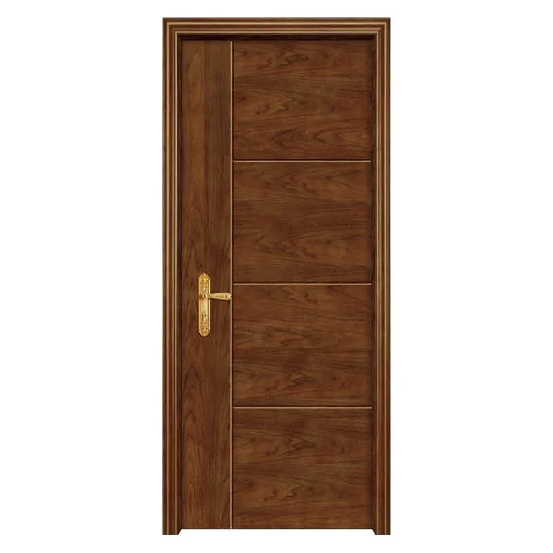 Walnut Wooden Fire Door Soundproof Hotel Timber Anti Fire Doors