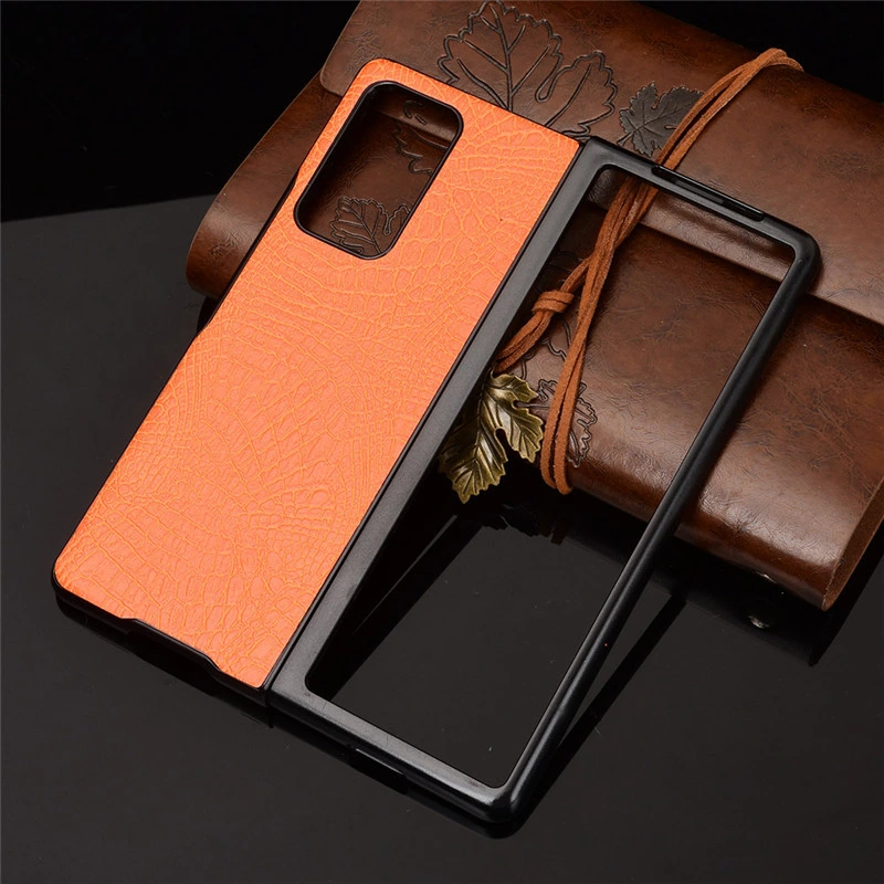 Crocodile Leather Flip Case for Samsung Galaxy Z Fold 2 5g