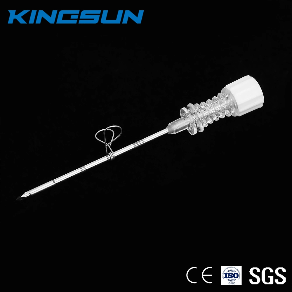 Disposable Medical Semi-Automatic Biopsy Needle Supplier 18g 100mm