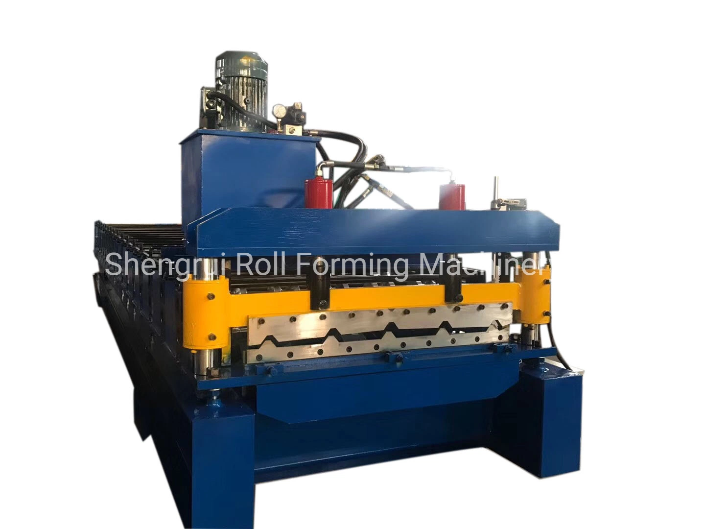 PLC Control Box High Rib Profile Ibr Roof Sheet Making Cold Roll Forming Machine